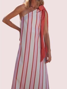 NWT Aston Studio mila dress in hana stripe US 4 AU 8 halter style